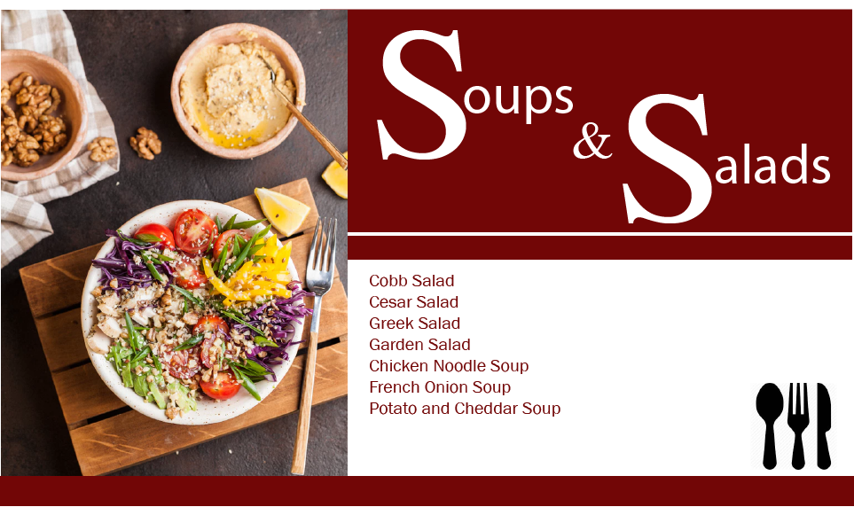 soups and salads